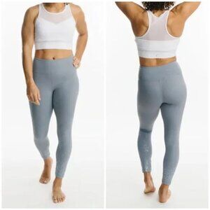 Zyia Leggings Womens Grey Ombre Mirage HR Light n Tight  size 2